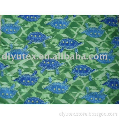 100% poly peach skin (twill) with printing
